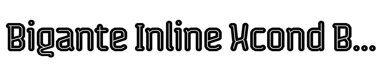 Bigante Inline Xcond Bold